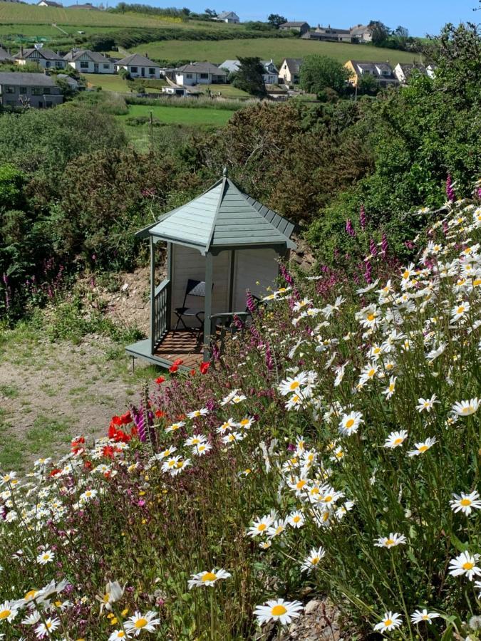 Tides Reach, Deluxe Shepherds Hut 1, 100M From The Beach St Merryn Exterior foto